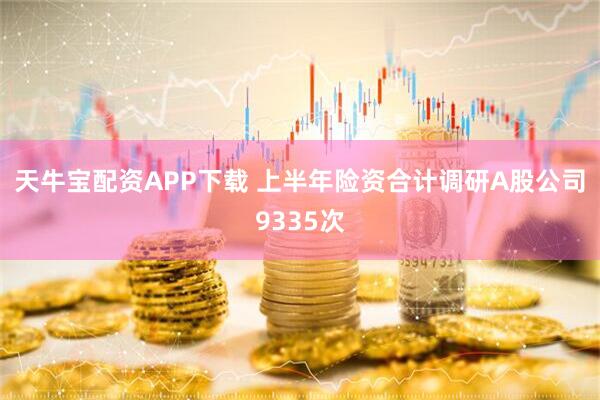 天牛宝配资APP下载 上半年险资合计调研A股公司9335次